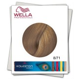 Vopsea Permanenta - Wella Professionals Koleston Perfect nuanta 8/71 blond deschis maro cenusiu 